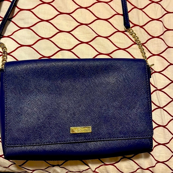kate spade Handbags - Blue Crossbody Kate Spade Purse